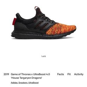2019 Game of Thrones x UltraBoost 4.0 'House Targaryen Dragons'